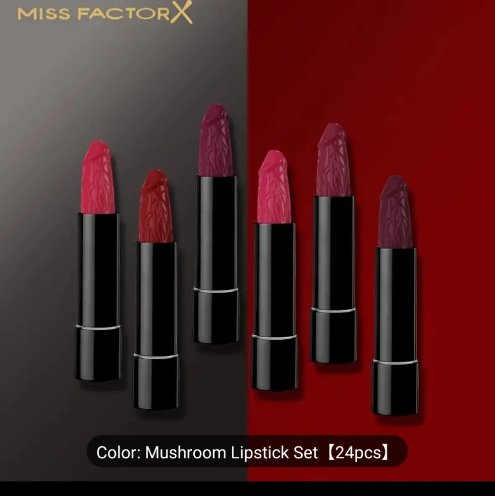 Mushroom shaped Richard lip stick pick ur color New